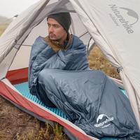Спальний мішок Naturehike Ultralight LW180 NH21MSD09 лівий 15°C M 190см сіро-синій (6927595777947-L)