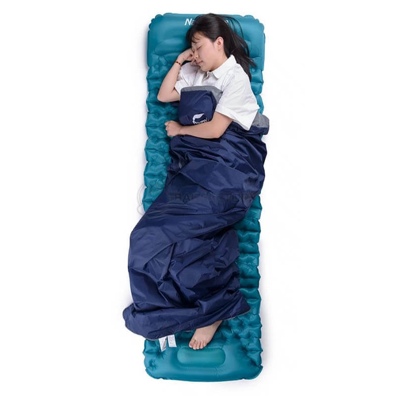 Спальний мішок Naturehike LW180 NH21MSD04 правий 15°C XL 205 см синій (6927595788172-R)