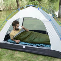 Спальний мішок Naturehike LW180 NH21MSD04 правий 15°C XL 205 см темно-зелений (6927595786956-R)
