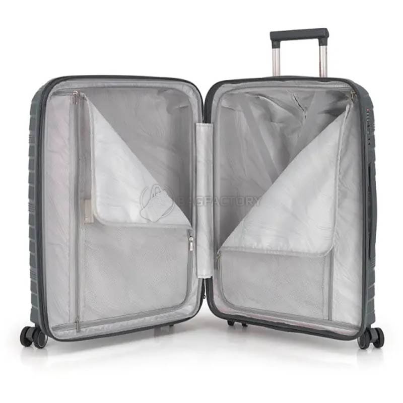 Валіза на 4-х колесах Gabol Kiba M 72/80 л Gris (931376)