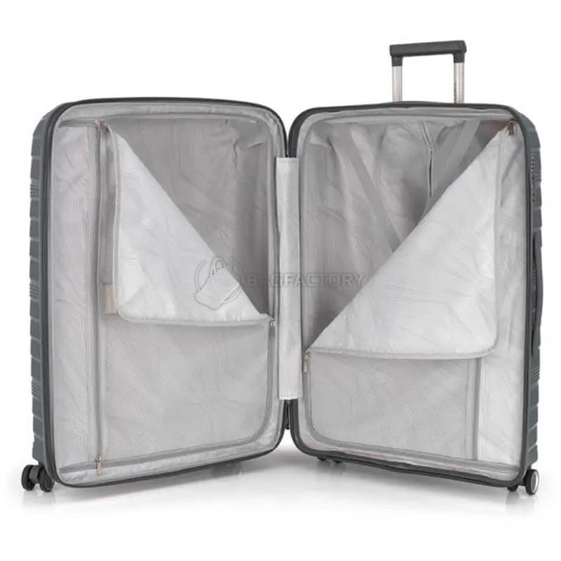 Валіза на 4-х колесах Gabol Kiba L 114/124 л Gris (931377)