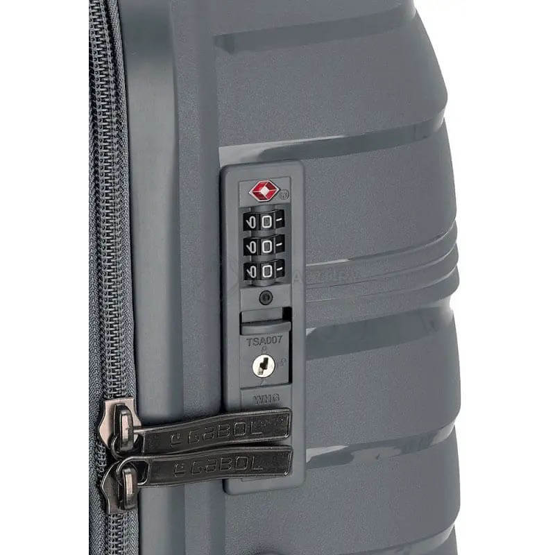Валіза на 4-х колесах Gabol Kiba L 114/124 л Gris (931377)