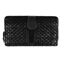 Гаманець жіночий Ashwood D84 Black вінтажний (D84 BLK)