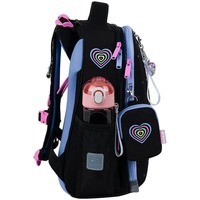Шкільний каркасний рюкзак Kite Education 531 Love is Чорний 15л (K25-531M-2)