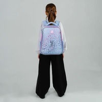 Шкільний каркасний рюкзак Kite Education 531 Shiny Блакитний 15л (K25-531M-1)