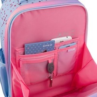 Шкільний каркасний рюкзак Kite Education 531 Shiny Блакитний 15л (K25-531M-1)
