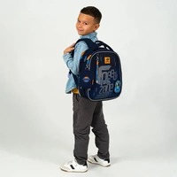 Шкільний каркасний рюкзак Kite Education 555 Speed Zone Синій 14л (K25-555S-3)