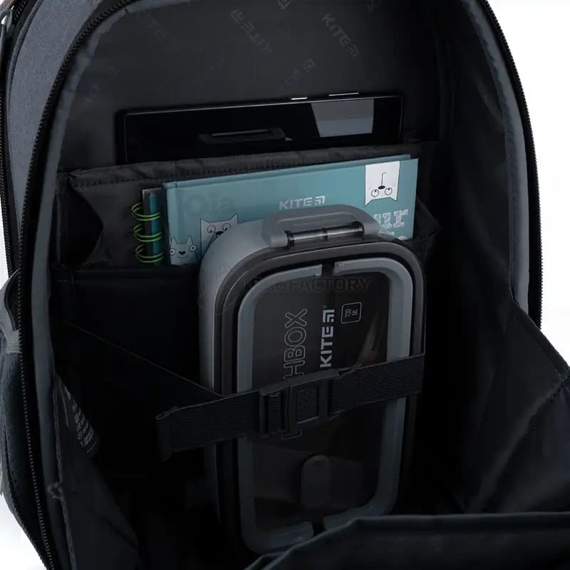 Шкільний каркасний рюкзак Kite Education 555 College Line Boy Сірий 14л (K25-555S-1)