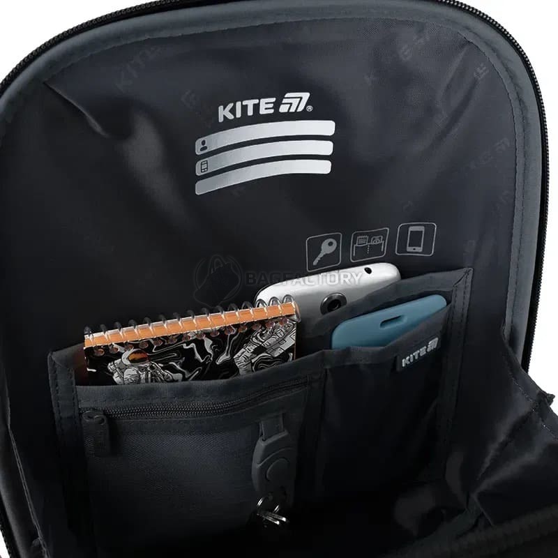 Шкільний каркасний рюкзак Kite Education 555 College Line Boy Сірий 14л (K25-555S-1)