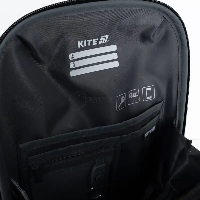 Шкільний каркасний рюкзак Kite Education 555 College Line Boy Сірий 14л (K25-555S-1)