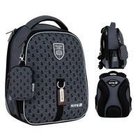 Шкільний каркасний рюкзак Kite Education 555 College Line Boy Сірий 14л (K25-555S-1)