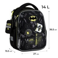 Шкільний каркасний рюкзак Kite Education 555 DC Чорний 14л (DC25-555S)