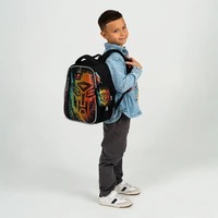 Шкільний каркасний рюкзак Kite Education 555 TF Чорний 14л (TF25-555S)