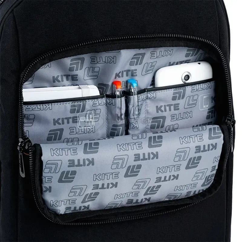 Міський підлітковий рюкзак Kite Education teens 2579L Чорний 14.5-20л (K25-2579L)