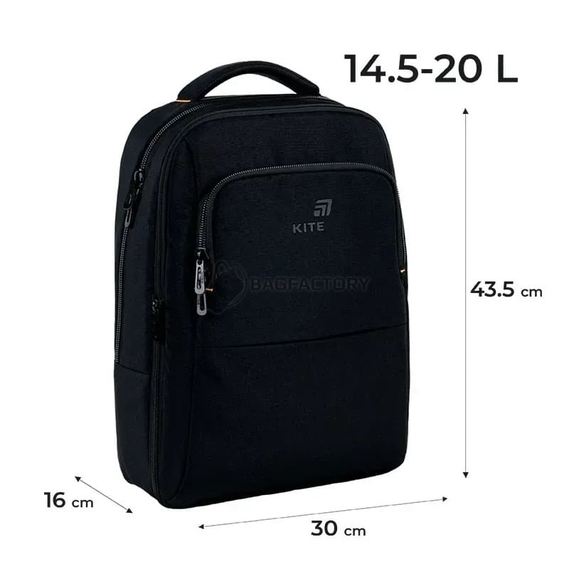 Міський підлітковий рюкзак Kite Education teens 2579L Чорний 14.5-20л (K25-2579L)