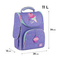 Шкільний каркасний рюкзак GoPack Education 5001S-2 Summer Ice Cream 11л (GO25-5001S-2)