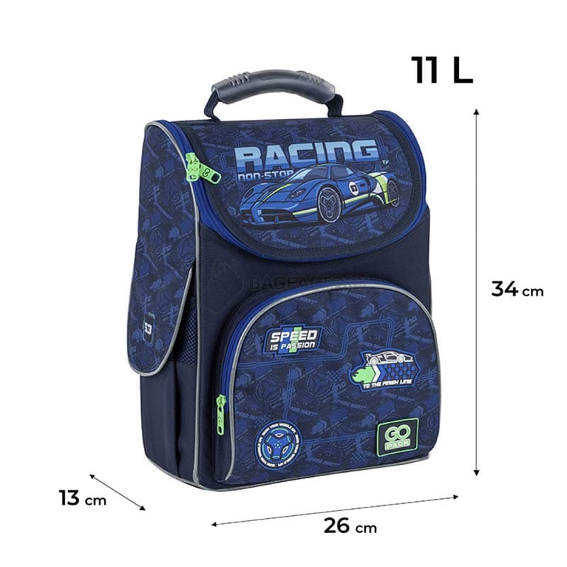 Шкільний каркасний рюкзак GoPack Education 5001S-6 Racing 11л (GO25-5001S-6)