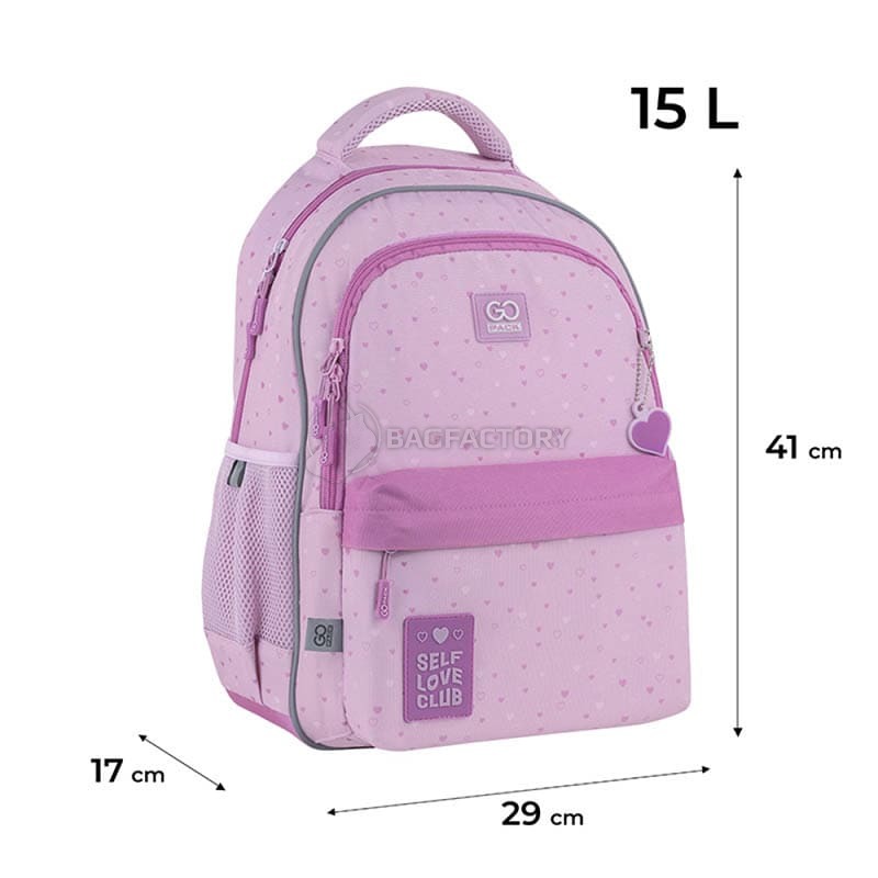 Шкільний рюкзак GoPack Education 182M Self Love Club 15л (GO25-182M-4)