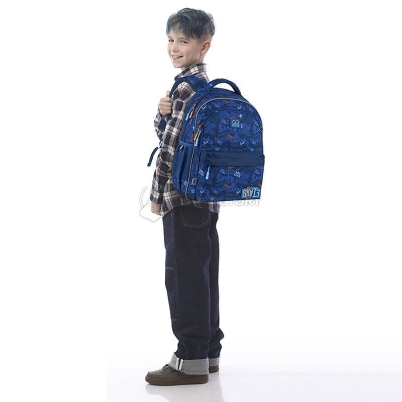 Шкільний рюкзак GoPack Education 182M Crazy Skate 15л (GO25-182M-7)