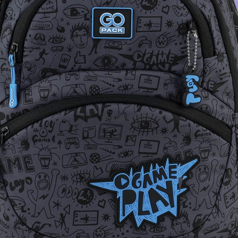 Шкільний рюкзак GoPack Education 175M-8 Cool Gamer 17л (GO25-175M-8)
