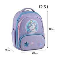 Шкільний каркасний рюкзак GoPack Education 597M-3 Fairytale Unicorn 12.5л (GO25-597M-3)
