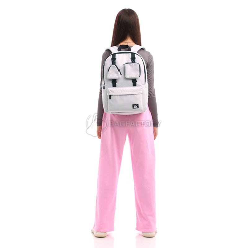 Міський підлітковий рюкзак GoPack Education Teens 178 сірий 19л (GO25-178L-2)