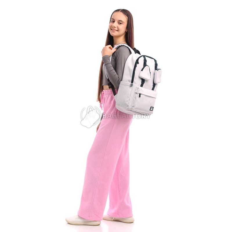 Міський підлітковий рюкзак GoPack Education Teens 178 сірий 19л (GO25-178L-2)