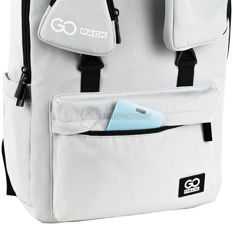 Міський підлітковий рюкзак GoPack Education Teens 178 сірий 19л (GO25-178L-2)