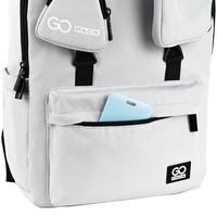 Міський підлітковий рюкзак GoPack Education Teens 178 сірий 19л (GO25-178L-2)