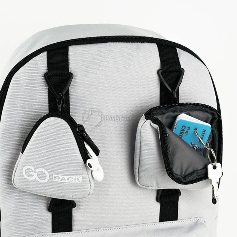 Міський підлітковий рюкзак GoPack Education Teens 178 сірий 19л (GO25-178L-2)