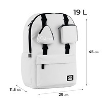 Міський підлітковий рюкзак GoPack Education Teens 178 сірий 19л (GO25-178L-2)