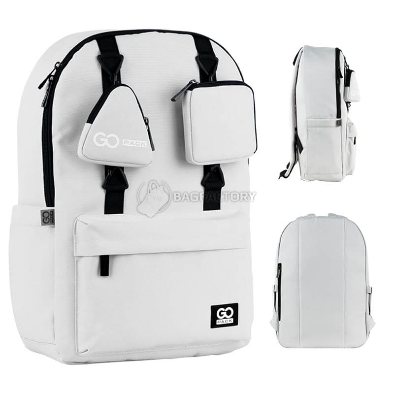 Міський підлітковий рюкзак GoPack Education Teens 178 сірий 19л (GO25-178L-2)