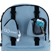 Міський підлітковий рюкзак GoPack Education Teens 178 сіро-блакитний 19л (GO25-178L-3)