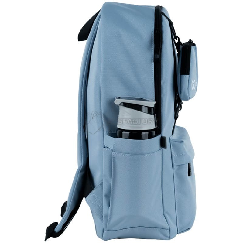 Міський підлітковий рюкзак GoPack Education Teens 178 сіро-блакитний 19л (GO25-178L-3)