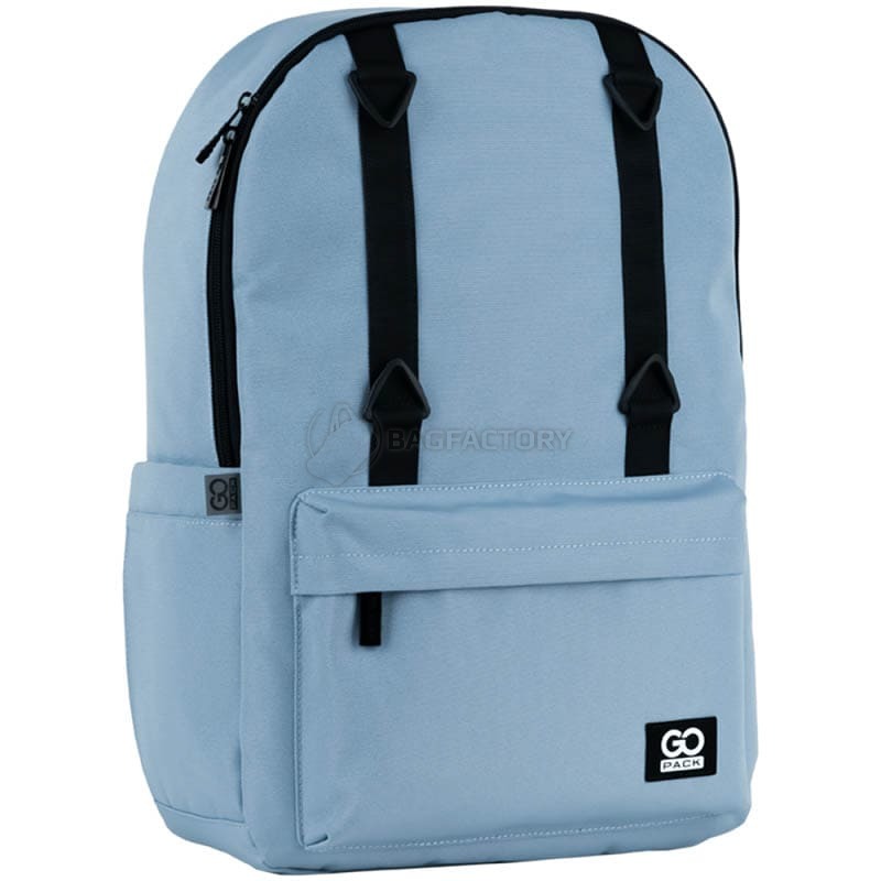 Міський підлітковий рюкзак GoPack Education Teens 178 сіро-блакитний 19л (GO25-178L-3)