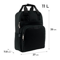 Міський рюкзак GoPack Education Teens 179 чорний 11л (GO25-179M-1)