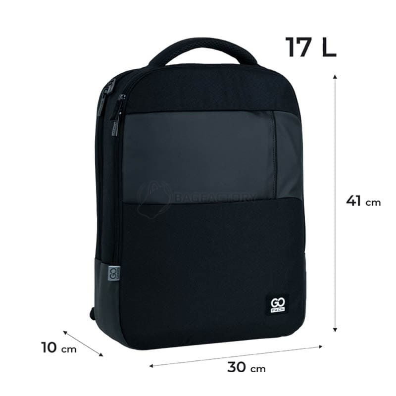 Міський рюкзак GoPack Education Teens 153 чорний 17л (GO25-153L)