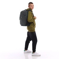 Міський рюкзак GoPack Education Teens 185 темно-сірий 18л (GO25-185L-1)