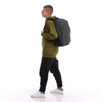 Міський рюкзак GoPack Education Teens 185 темно-сірий 18л (GO25-185L-1)