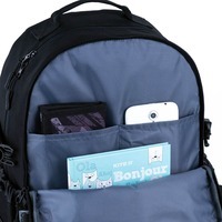 Міський рюкзак GoPack Education Teens 186 чорний 20л (GO25-186L-1)