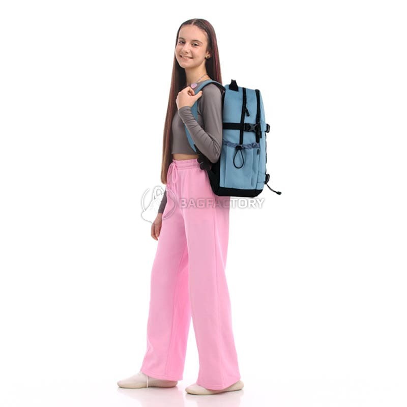 Міський рюкзак GoPack Education Teens 186 блакитний 20л (GO25-186L-2)