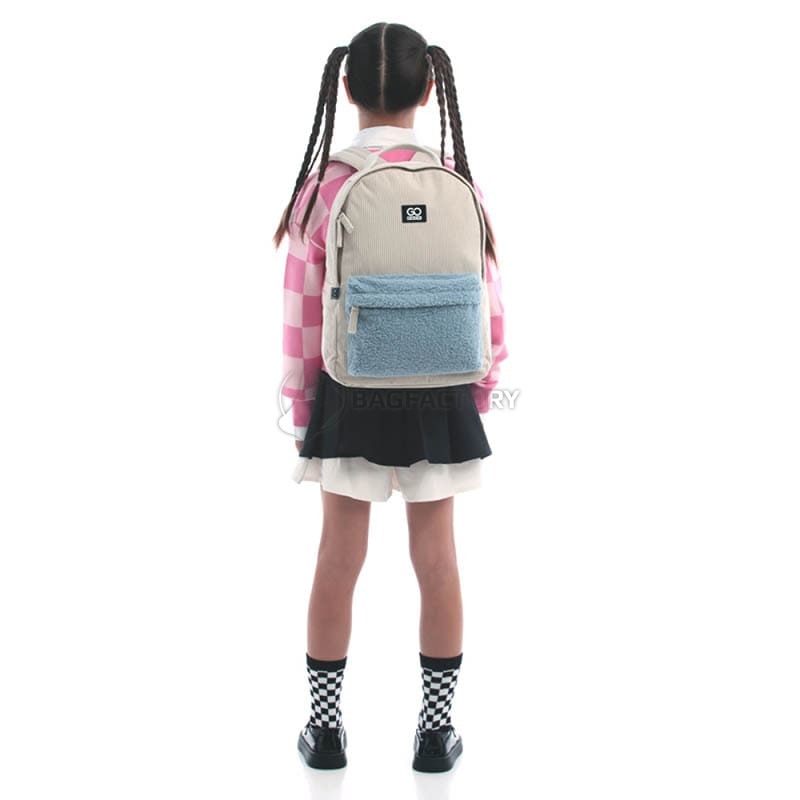 Міський рюкзак GoPack Education Teens 147 бежевий 14л (GO25-147M-1)
