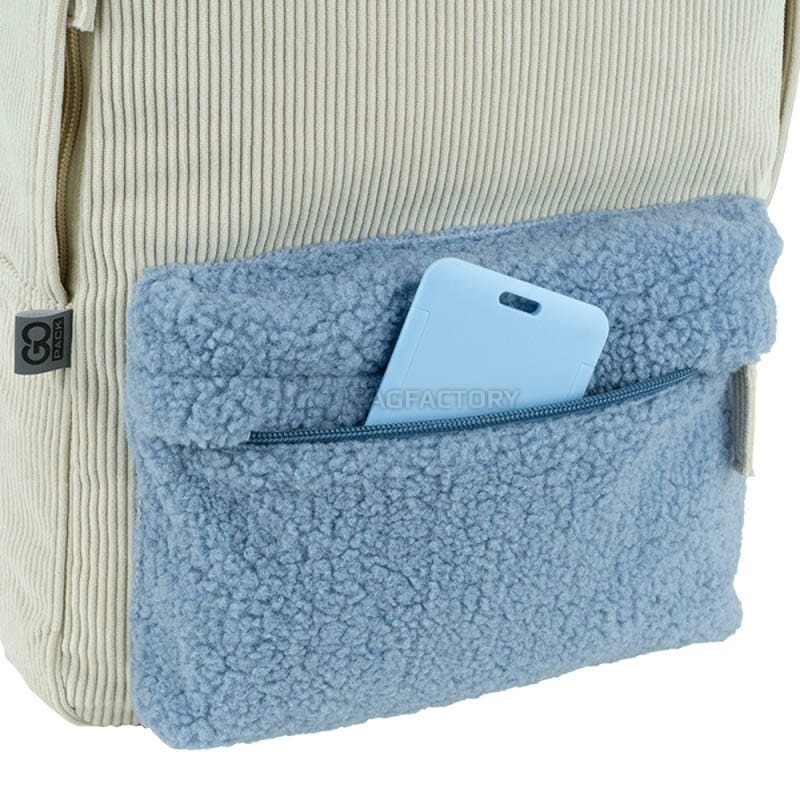 Міський рюкзак GoPack Education Teens 147 бежевий 14л (GO25-147M-1)