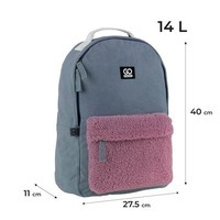 Міський рюкзак GoPack Education Teens 147 темно-сірий 14л (GO25-147M-3)