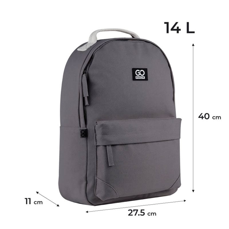 Міський рюкзак GoPack Education Teens 147 сірий 14л (GO25-147M-7)