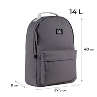 Міський рюкзак GoPack Education Teens 147 сірий 14л (GO25-147M-7)