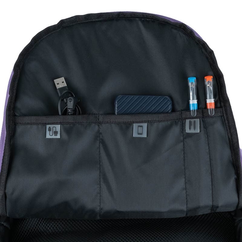 Міський рюкзак GoPack Education Teens 140 фіолетовий 15л (GO25-140L-1)