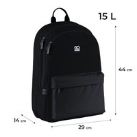 Міський рюкзак GoPack Education Teens 140 чорний 15л (GO25-140L-3)