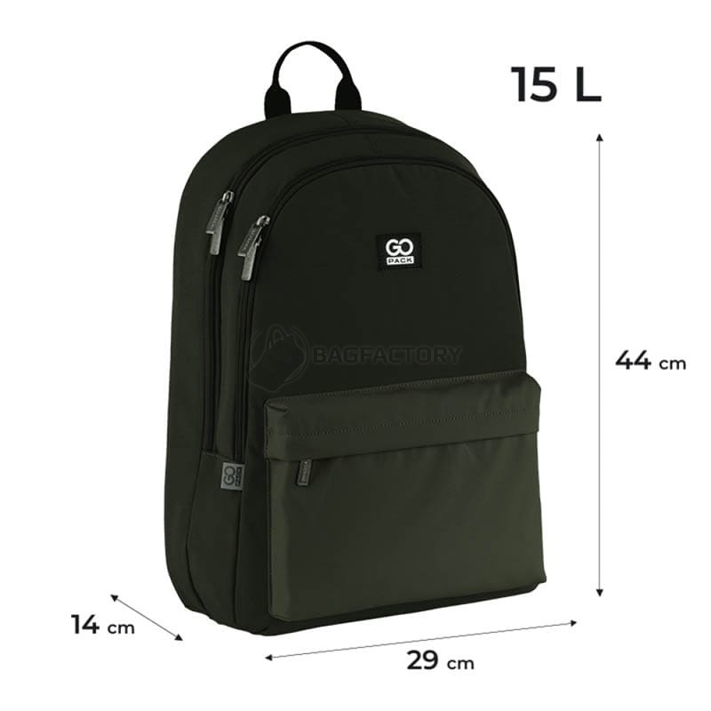 Міський рюкзак GoPack Education Teens 140 хакі 15л (GO25-140L-4)