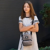 Сумка-рюкзак міні GoPack Education Teens 181XXS-1 бежевий 1.3л (GO24-181XXS-1)